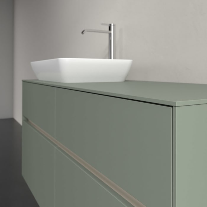 Villeroy & Boch Collaro Waschtischunterschrank 120 x 54,8 cm , mit LED-Beleuchtung, mit 4 Auszügen