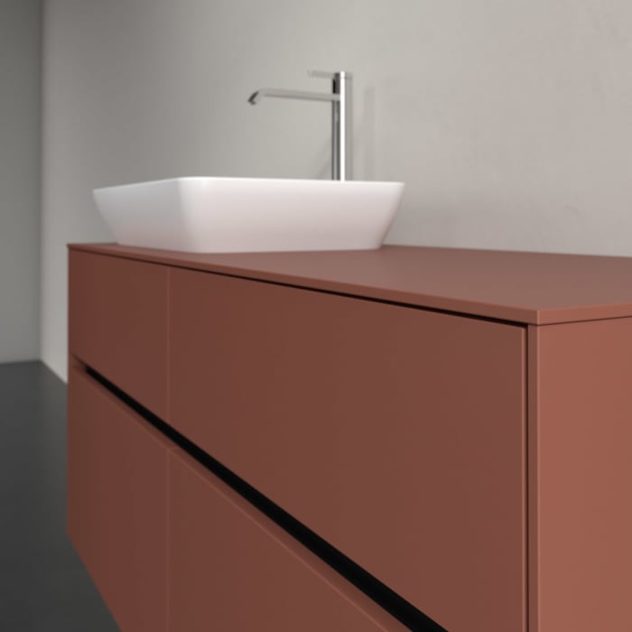 Villeroy & Boch Collaro Waschtischunterschrank 120 x 54,8 cm , mit LED-Beleuchtung, mit 4 Auszügen