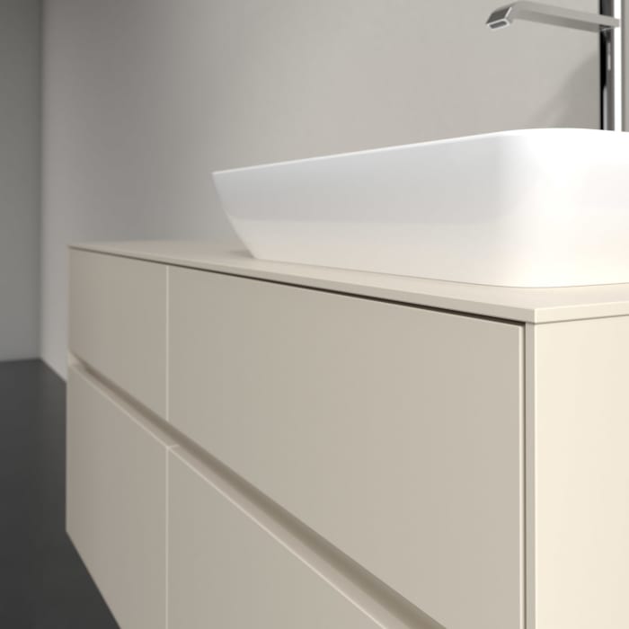 Villeroy & Boch Collaro Waschtischunterschrank 120 x 54,8 cm , mit LED-Beleuchtung, mit 4 Auszügen