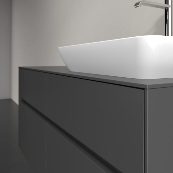 Villeroy & Boch Collaro Waschtischunterschrank 120 x 54,8 cm , mit LED-Beleuchtung, mit 4 Auszügen