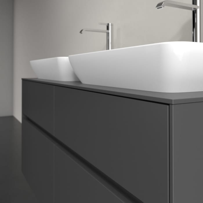 Villeroy & Boch Collaro Waschtischunterschrank 120 x 54,8 cm , mit LED-Beleuchtung, mit 4 Auszügen