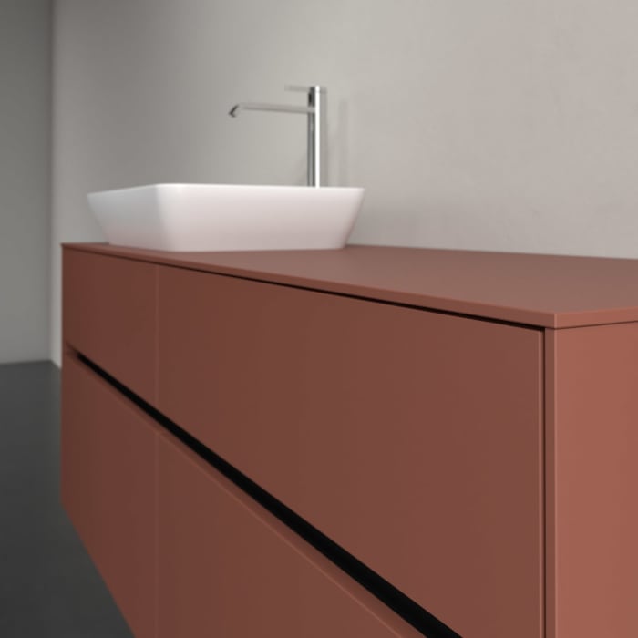 Villeroy & Boch Collaro Waschtischunterschrank 140 x 54,8 cm , mit LED-Beleuchtung, mit 4 Auszügen