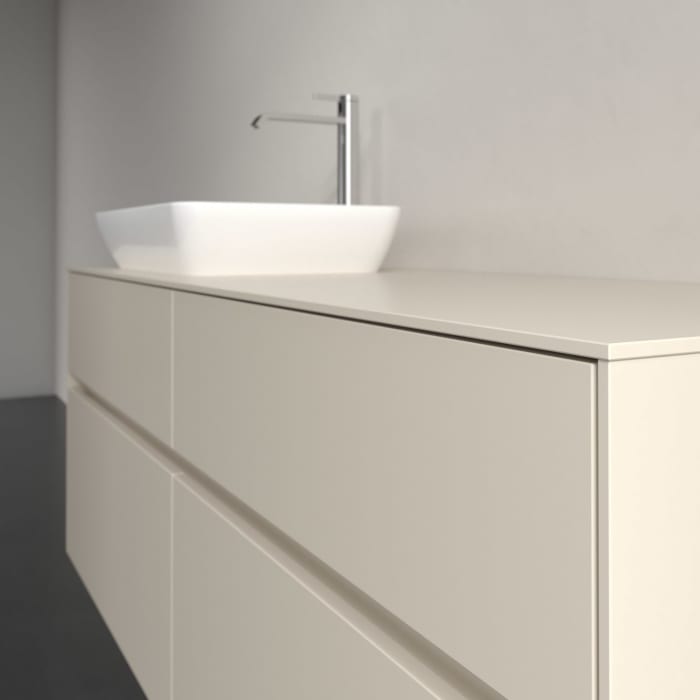 Villeroy & Boch Collaro Waschtischunterschrank 140 x 54,8 cm , mit LED-Beleuchtung, mit 4 Auszügen