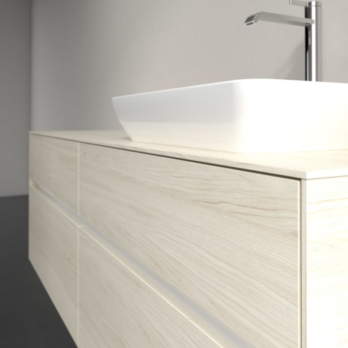 Villeroy & Boch Collaro Waschtischunterschrank 160 x 54,8 cm , mit LED-Beleuchtung, mit 4 Auszügen