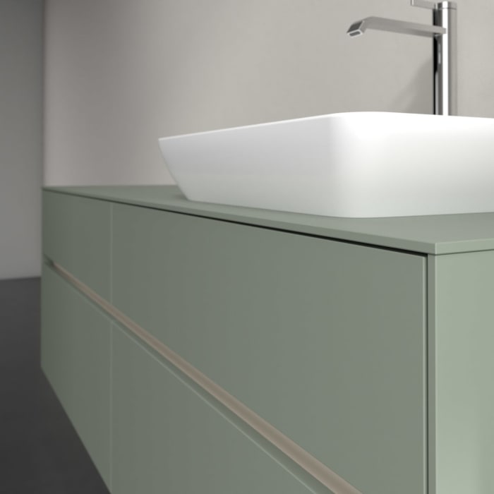 Villeroy & Boch Collaro Waschtischunterschrank 160 x 54,8 cm , mit LED-Beleuchtung, mit 4 Auszügen