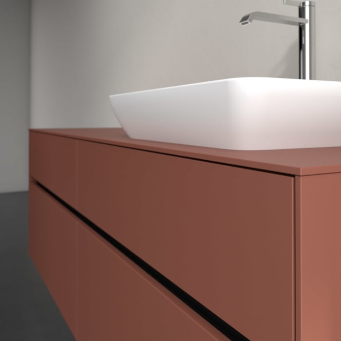 Villeroy & Boch Collaro Waschtischunterschrank 160 x 54,8 cm , mit LED-Beleuchtung, mit 4 Auszügen