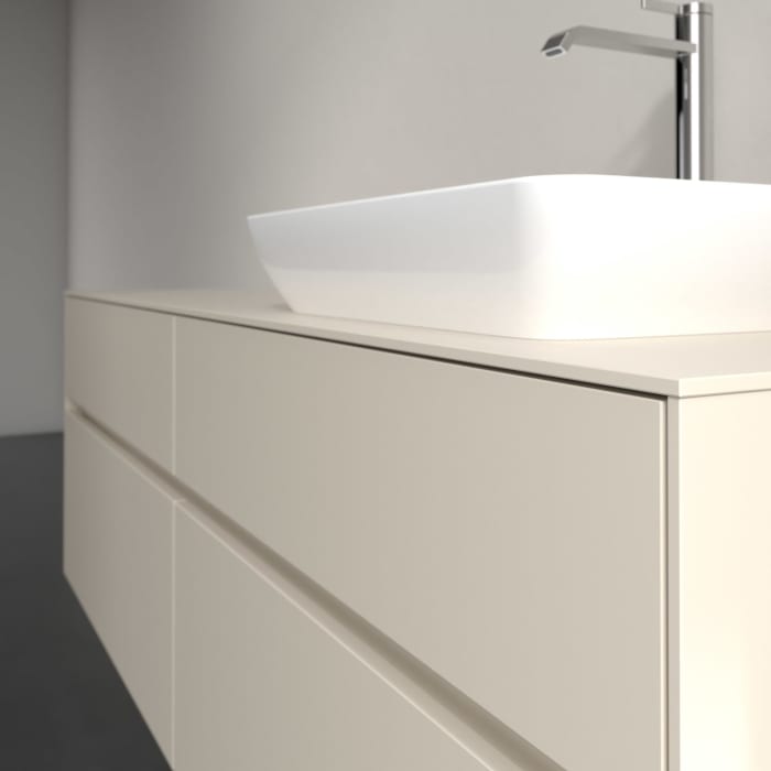 Villeroy & Boch Collaro Waschtischunterschrank 160 x 54,8 cm , mit LED-Beleuchtung, mit 4 Auszügen