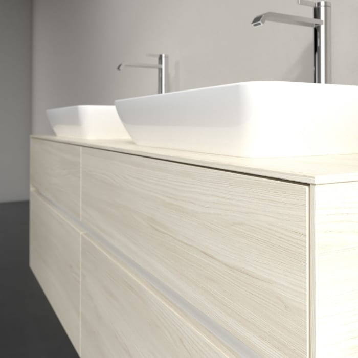 Villeroy & Boch Collaro Waschtischunterschrank 160 x 54,8 cm , mit LED-Beleuchtung, mit 4 Auszügen