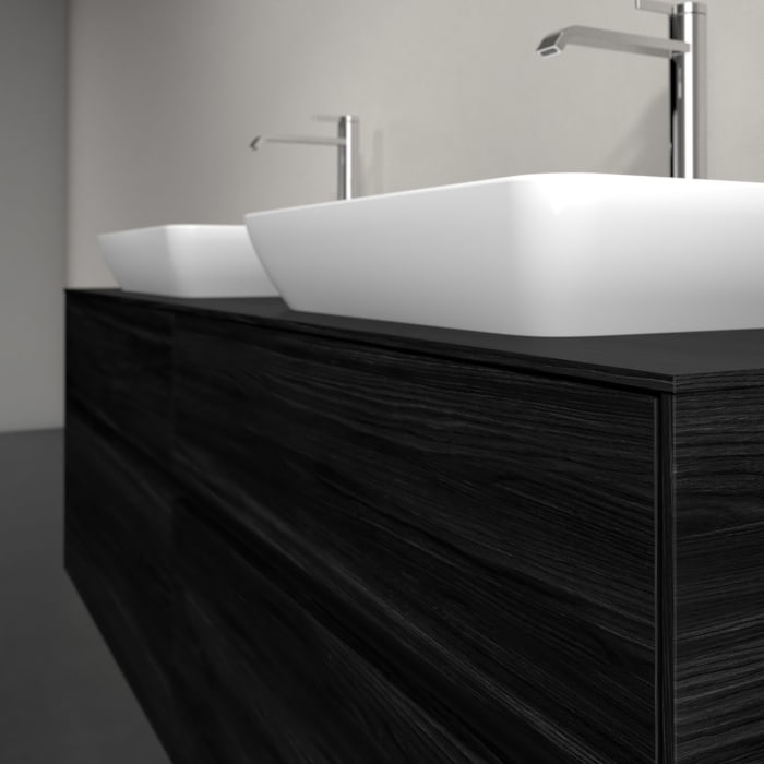 Villeroy & Boch Collaro Waschtischunterschrank 160 x 54,8 cm , mit LED-Beleuchtung, mit 4 Auszügen