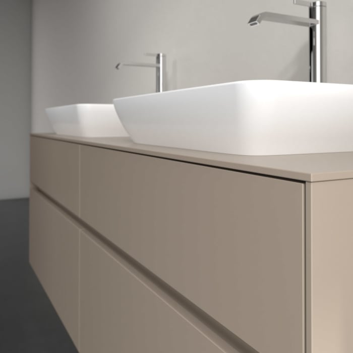 Villeroy & Boch Collaro Waschtischunterschrank 160 x 54,8 cm , mit LED-Beleuchtung, mit 4 Auszügen