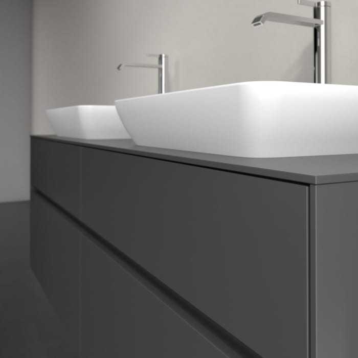 Villeroy & Boch Collaro Waschtischunterschrank 160 x 54,8 cm , mit LED-Beleuchtung, mit 4 Auszügen