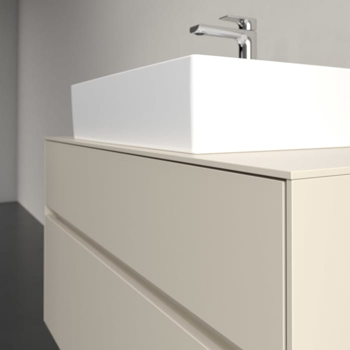 Villeroy & Boch Collaro Waschtischunterschrank 100 x 54,8 cm , mit LED-Beleuchtung, mit 2 Auszügen