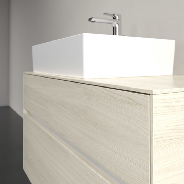 Villeroy & Boch Collaro Waschtischunterschrank 100 x 54,8 cm , mit LED-Beleuchtung, mit 2 Auszügen