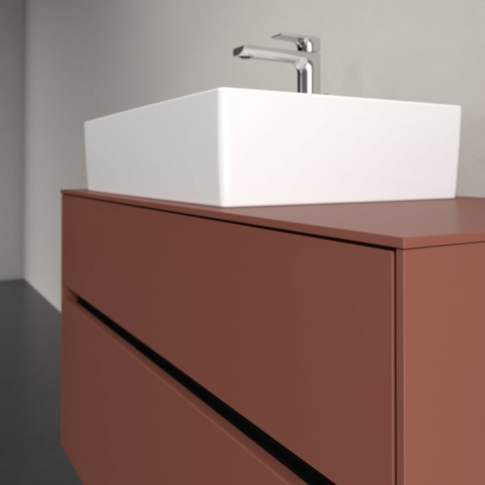 Villeroy & Boch Collaro Waschtischunterschrank 100 x 54,8 cm , mit LED-Beleuchtung, mit 2 Auszügen