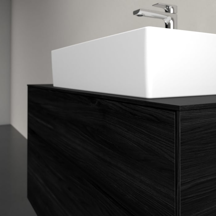 Villeroy & Boch Collaro Waschtischunterschrank 100 x 54,8 cm , mit LED-Beleuchtung, mit 2 Auszügen