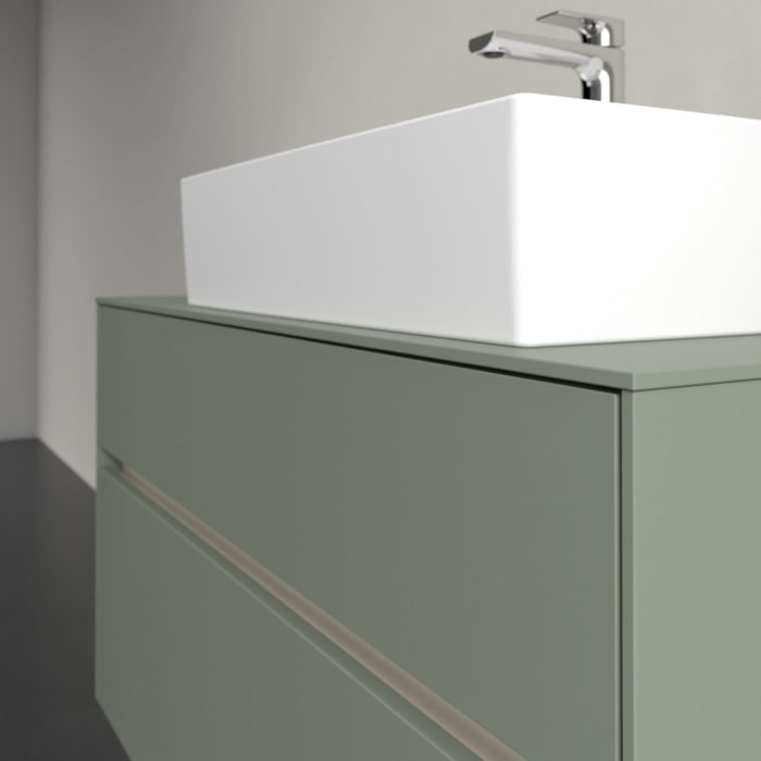 Villeroy & Boch Collaro Waschtischunterschrank 100 x 54,8 cm , mit LED-Beleuchtung, mit 2 Auszügen