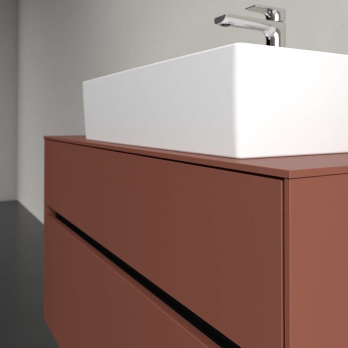 Villeroy & Boch Collaro Waschtischunterschrank 100 x 54,8 cm , mit LED-Beleuchtung, mit 2 Auszügen