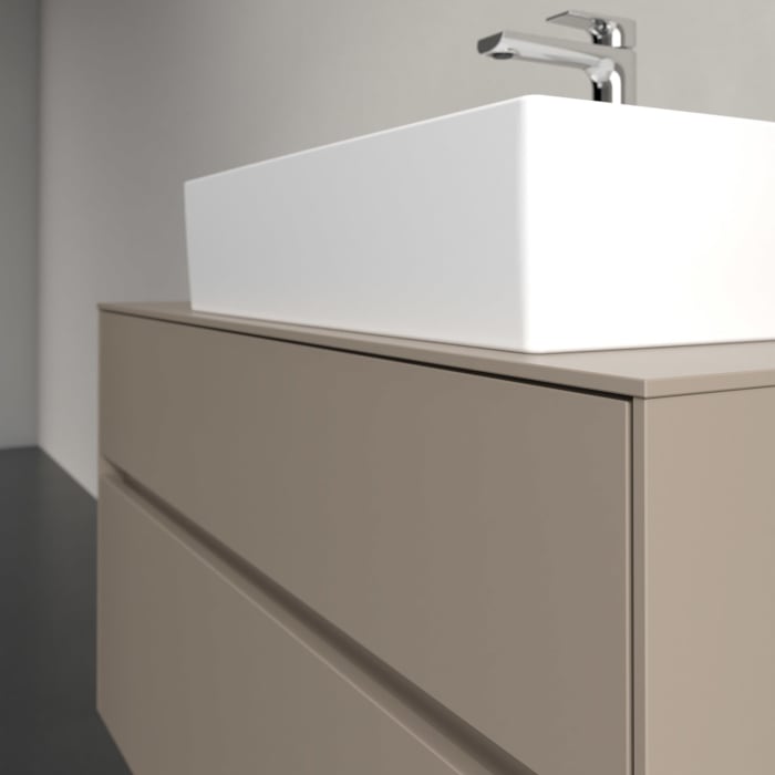 Villeroy & Boch Collaro Waschtischunterschrank 100 x 54,8 cm , mit LED-Beleuchtung, mit 2 Auszügen