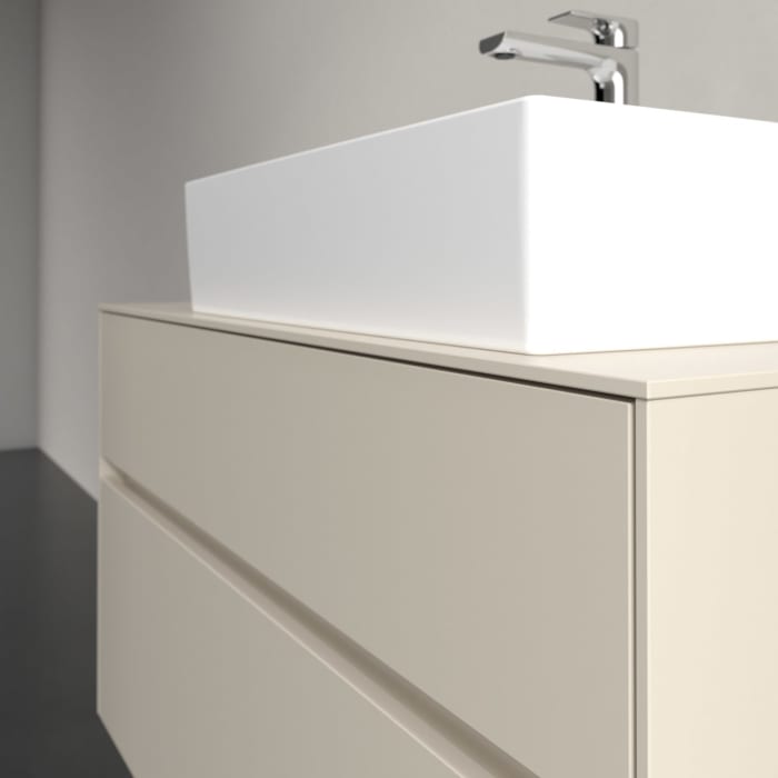 Villeroy & Boch Collaro Waschtischunterschrank 100 x 54,8 cm , mit LED-Beleuchtung, mit 2 Auszügen