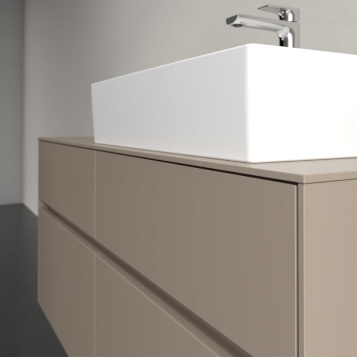 Villeroy & Boch Collaro Waschtischunterschrank 120 x 54,8 cm , mit LED-Beleuchtung, mit 4 Auszügen