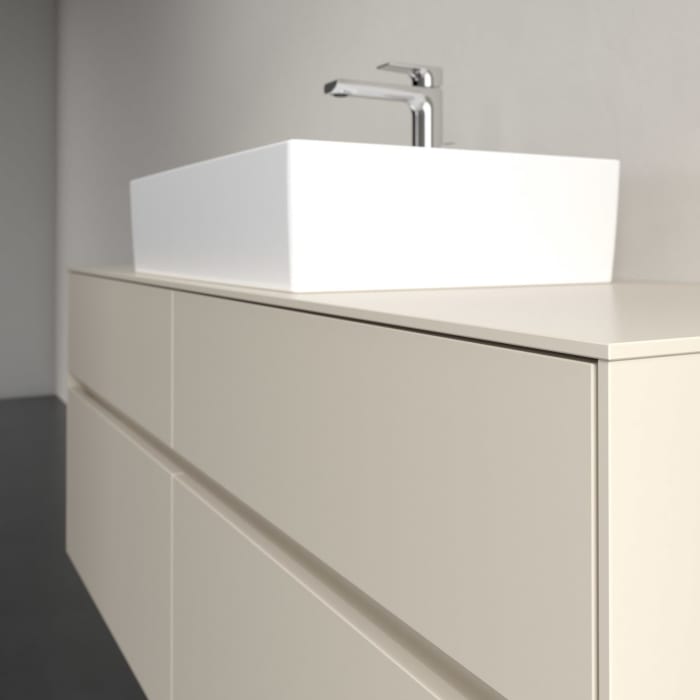 Villeroy & Boch Collaro Waschtischunterschrank 140 x 54,8 cm , mit LED-Beleuchtung, mit 4 Auszügen