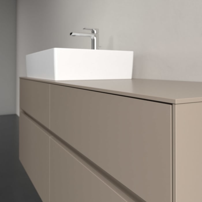 Villeroy & Boch Collaro Waschtischunterschrank 140 x 54,8 cm , mit LED-Beleuchtung, mit 4 Auszügen