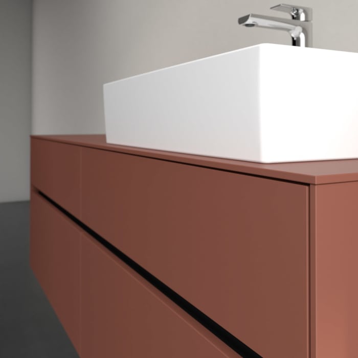 Villeroy & Boch Collaro Waschtischunterschrank 160 x 54,8 cm , mit LED-Beleuchtung, mit 4 Auszügen