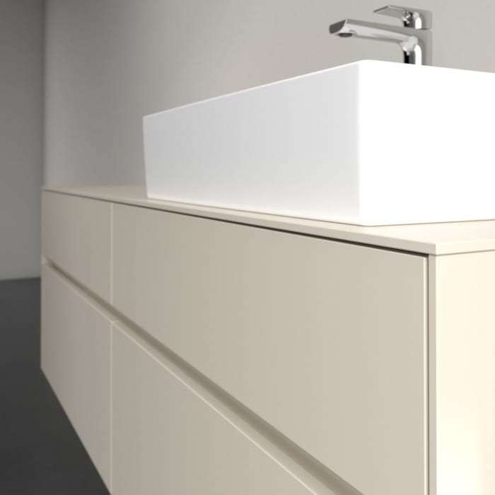 Villeroy & Boch Collaro Waschtischunterschrank 160 x 54,8 cm , mit LED-Beleuchtung, mit 4 Auszügen