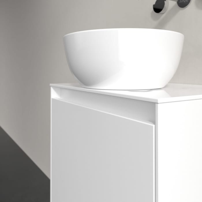 Villeroy & Boch Collaro Waschtischunterschrank 50 x 54,8 cm , mit LED-Beleuchtung, mit 1 Tür, Anschlag rechts