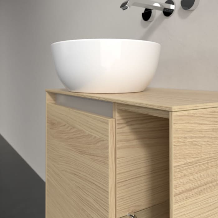 Villeroy & Boch Collaro Waschtischunterschrank 60 x 54,8 cm , mit LED-Beleuchtung, mit 1 Tür, Anschlag links