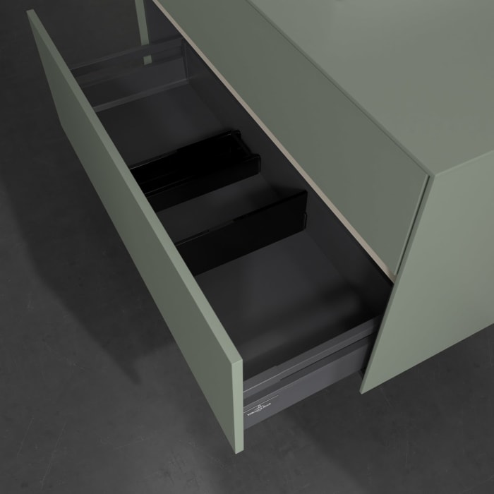 Villeroy & Boch Collaro Waschtischunterschrank 100 x 54,8 cm , mit LED-Beleuchtung, mit 2 Auszügen