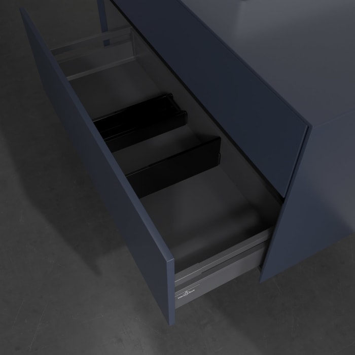 Villeroy & Boch Collaro Waschtischunterschrank 100 x 54,8 cm , mit LED-Beleuchtung, mit 2 Auszügen