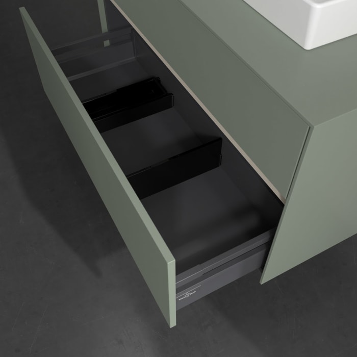 Villeroy & Boch Collaro Waschtischunterschrank 100 x 54,8 cm , mit LED-Beleuchtung, mit 2 Auszügen