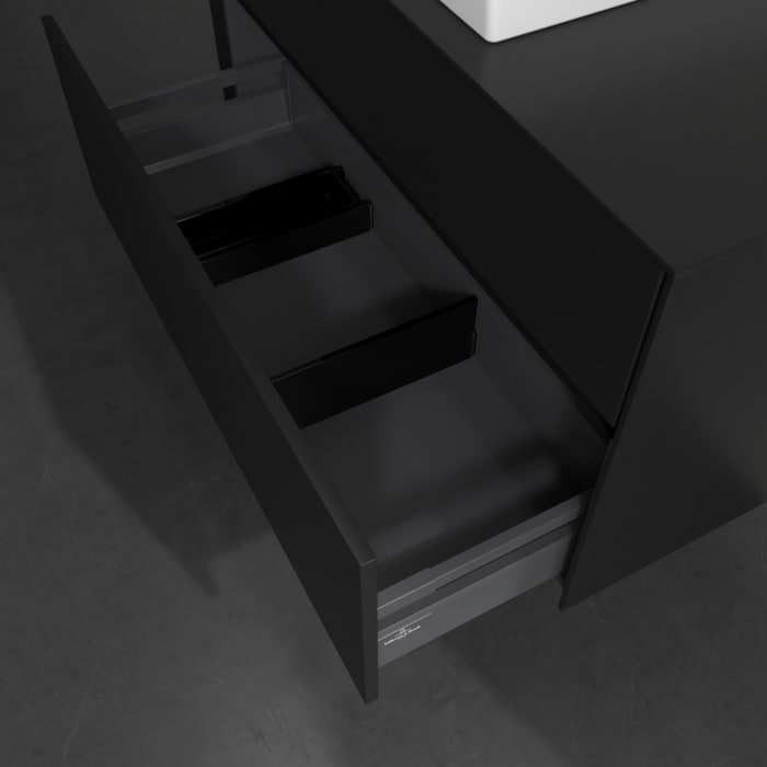 Villeroy & Boch Collaro Waschtischunterschrank 100 x 54,8 cm , mit LED-Beleuchtung, mit 2 Auszügen