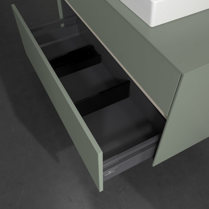 Villeroy & Boch Collaro Waschtischunterschrank 100 x 54,8 cm , mit LED-Beleuchtung, mit 2 Auszügen