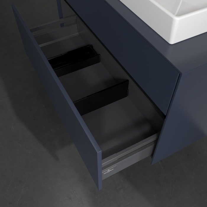 Villeroy & Boch Collaro Waschtischunterschrank 100 x 54,8 cm , mit LED-Beleuchtung, mit 2 Auszügen