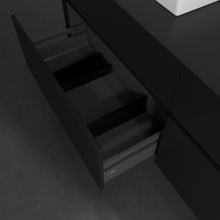 Villeroy & Boch Collaro Waschtischunterschrank 160 x 54,8 cm , mit LED-Beleuchtung, mit 4 Auszügen