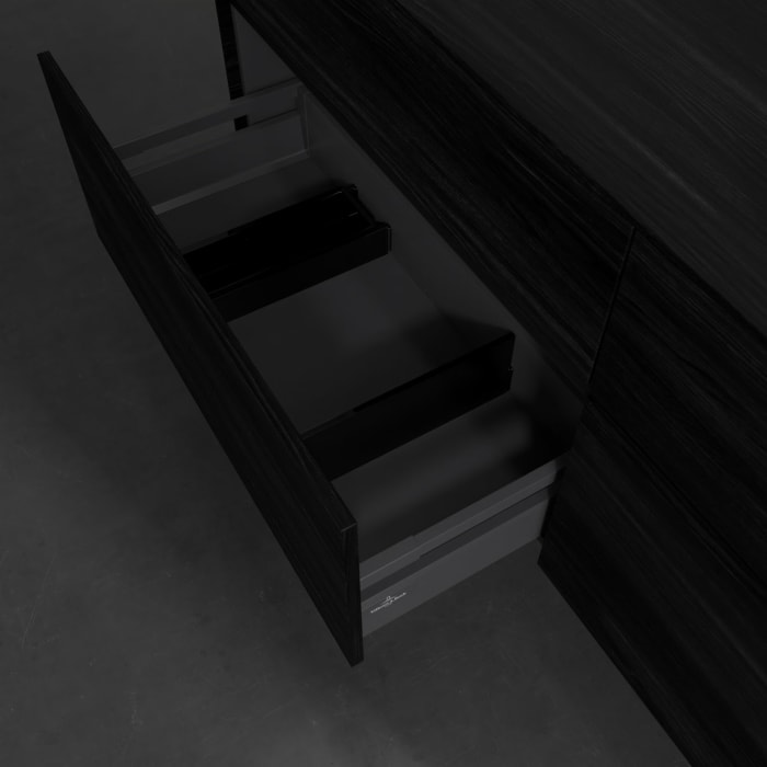 Villeroy & Boch Collaro Waschtischunterschrank 160 x 54,8 cm , mit LED-Beleuchtung, mit 4 Auszügen