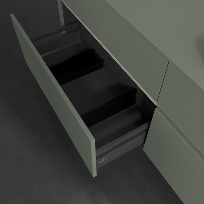 Villeroy & Boch Collaro Waschtischunterschrank 160 x 54,8 cm , mit LED-Beleuchtung, mit 4 Auszügen