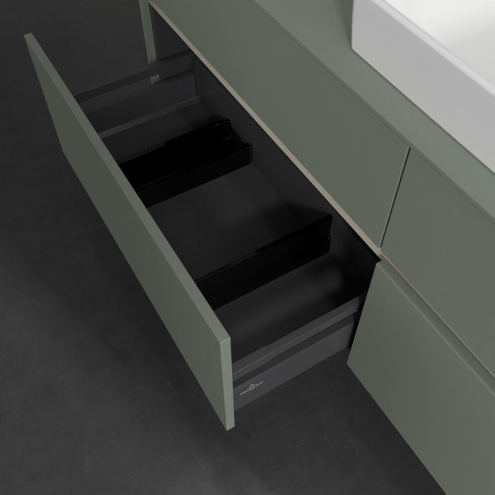 Villeroy & Boch Collaro Waschtischunterschrank 160 x 54,8 cm , mit LED-Beleuchtung, mit 4 Auszügen