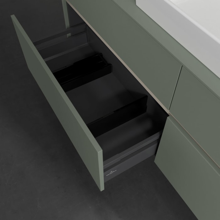 Villeroy & Boch Collaro Waschtischunterschrank 160 x 54,8 cm , mit LED-Beleuchtung, mit 4 Auszügen