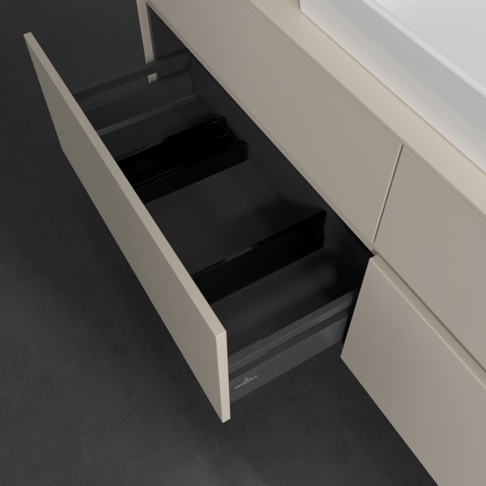 Villeroy & Boch Collaro Waschtischunterschrank 160 x 54,8 cm , mit LED-Beleuchtung, mit 4 Auszügen