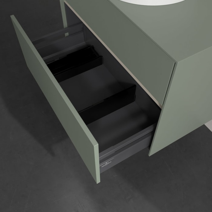 Villeroy & Boch Collaro Waschtischunterschrank 80 x 54,8 cm , mit LED-Beleuchtung, mit 2 Auszügen