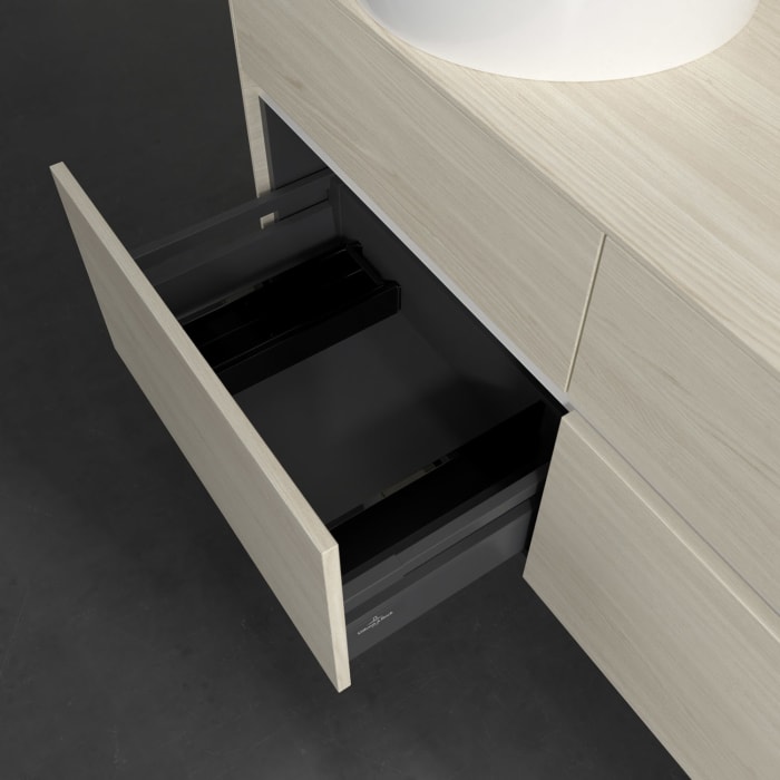 Villeroy & Boch Collaro Waschtischunterschrank 120 x 54,8 cm , mit LED-Beleuchtung, mit 4 Auszügen