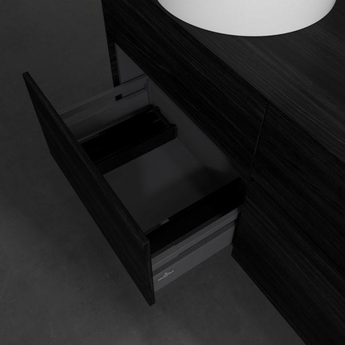 Villeroy & Boch Collaro Waschtischunterschrank 120 x 54,8 cm , mit LED-Beleuchtung, mit 4 Auszügen