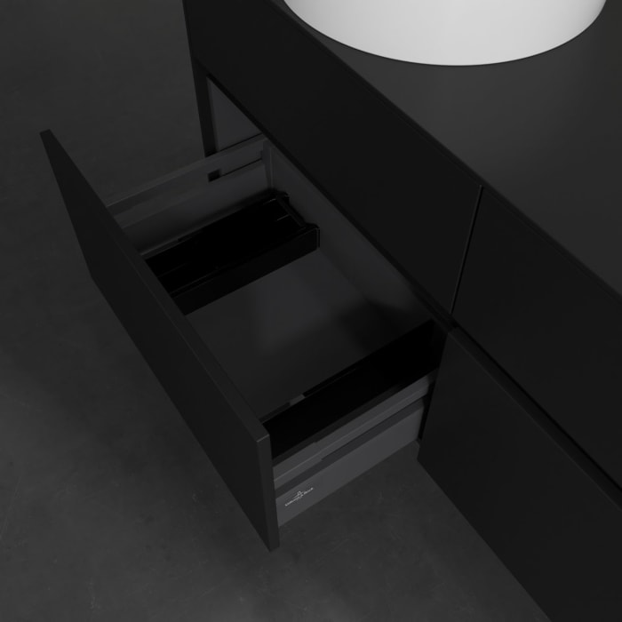 Villeroy & Boch Collaro Waschtischunterschrank 120 x 54,8 cm , mit LED-Beleuchtung, mit 4 Auszügen