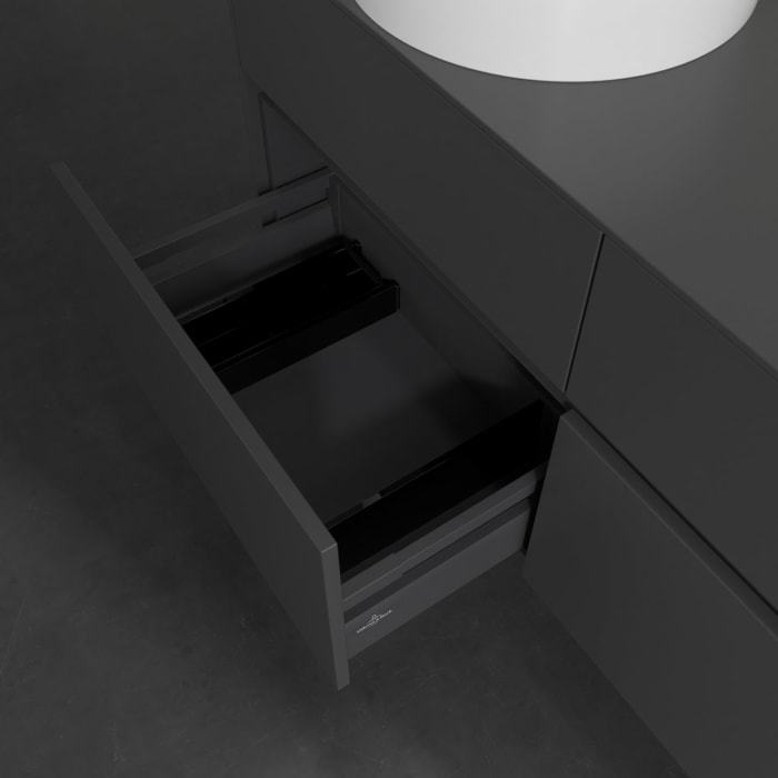 Villeroy & Boch Collaro Waschtischunterschrank 120 x 54,8 cm , mit LED-Beleuchtung, mit 4 Auszügen