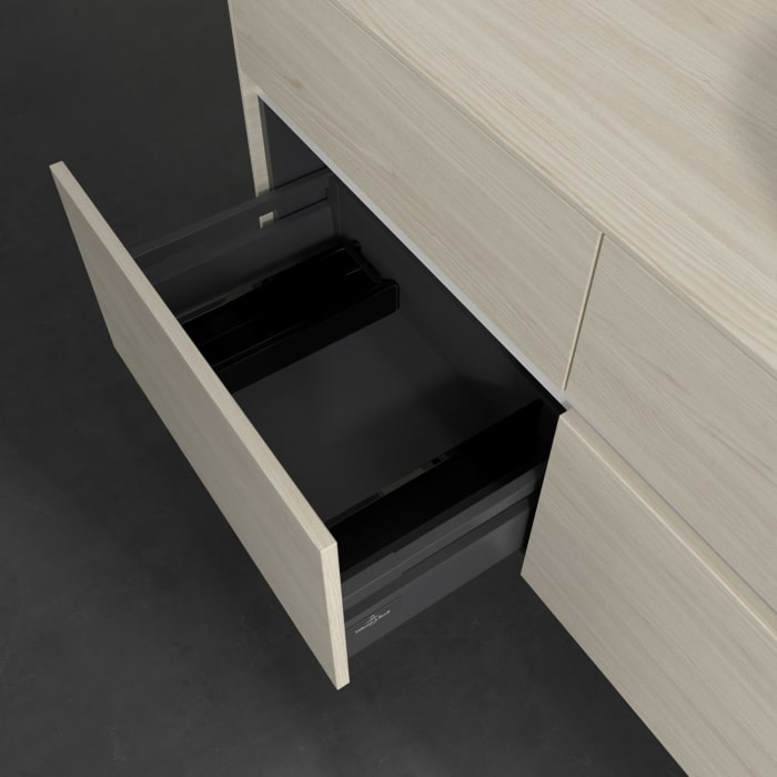 Villeroy & Boch Collaro Waschtischunterschrank 120 x 54,8 cm , mit LED-Beleuchtung, mit 4 Auszügen