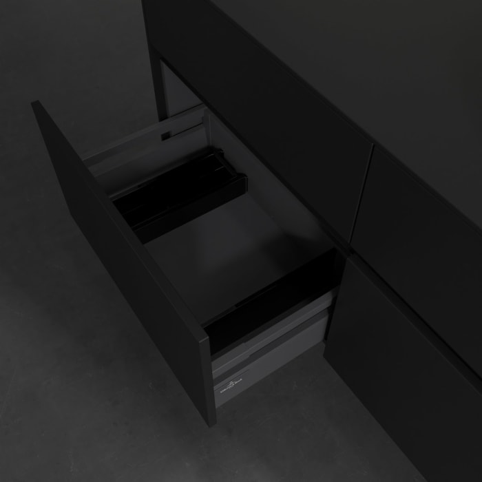 Villeroy & Boch Collaro Waschtischunterschrank 120 x 54,8 cm , mit LED-Beleuchtung, mit 4 Auszügen