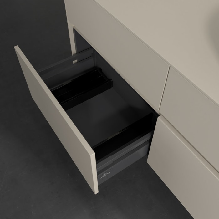 Villeroy & Boch Collaro Waschtischunterschrank 120 x 54,8 cm , mit LED-Beleuchtung, mit 4 Auszügen